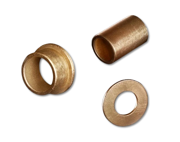 Custom pressed sintered bronze components